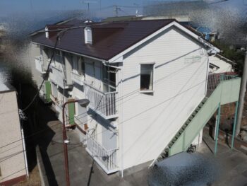 栃木県宇都宮市 アパート屋根塗装工事