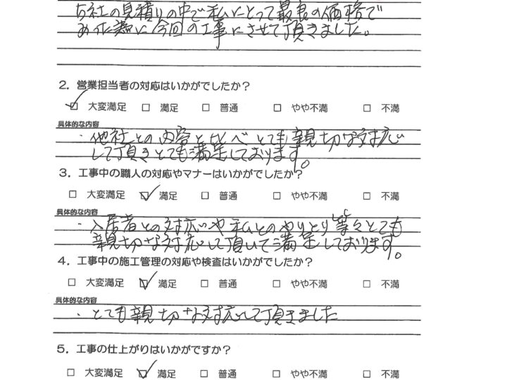 栃木県栃木市 Iオーナー様の声