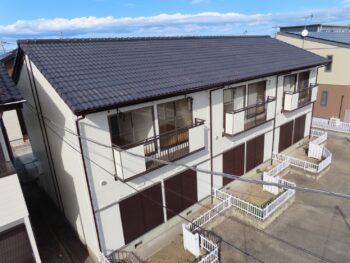 栃木県宇都宮市　アパート屋根塗装・外壁塗装工事